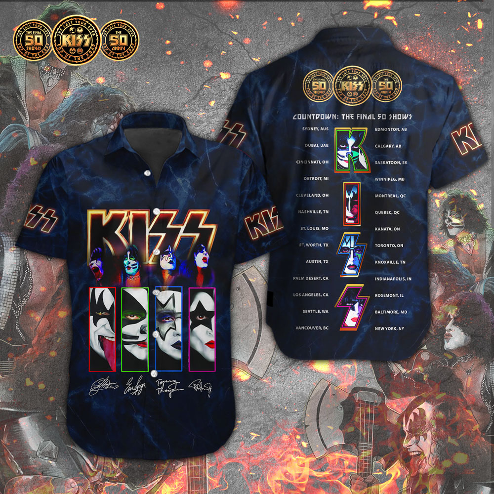 Kiss Music Hawaiian Shirt Gifts For Fans
