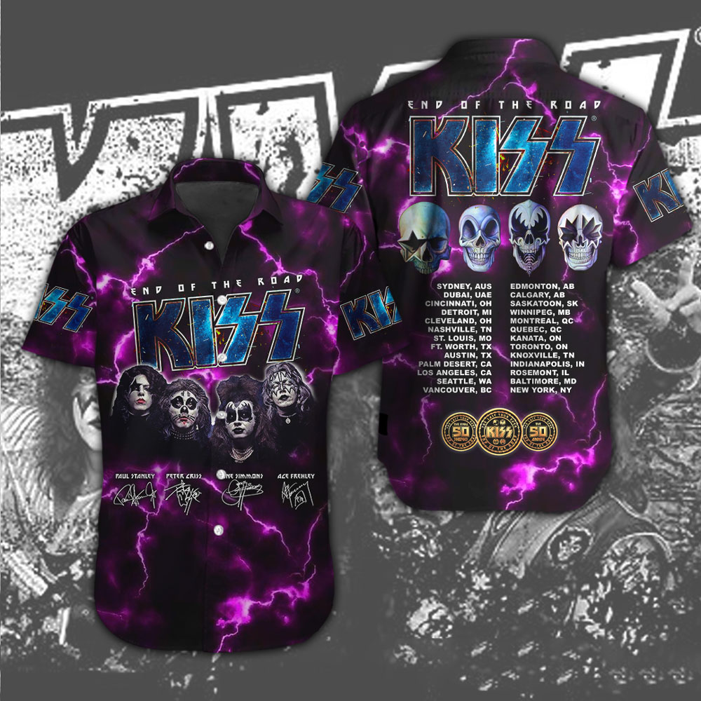 Kiss Music Hawaiian Shirt Gifts For Fans