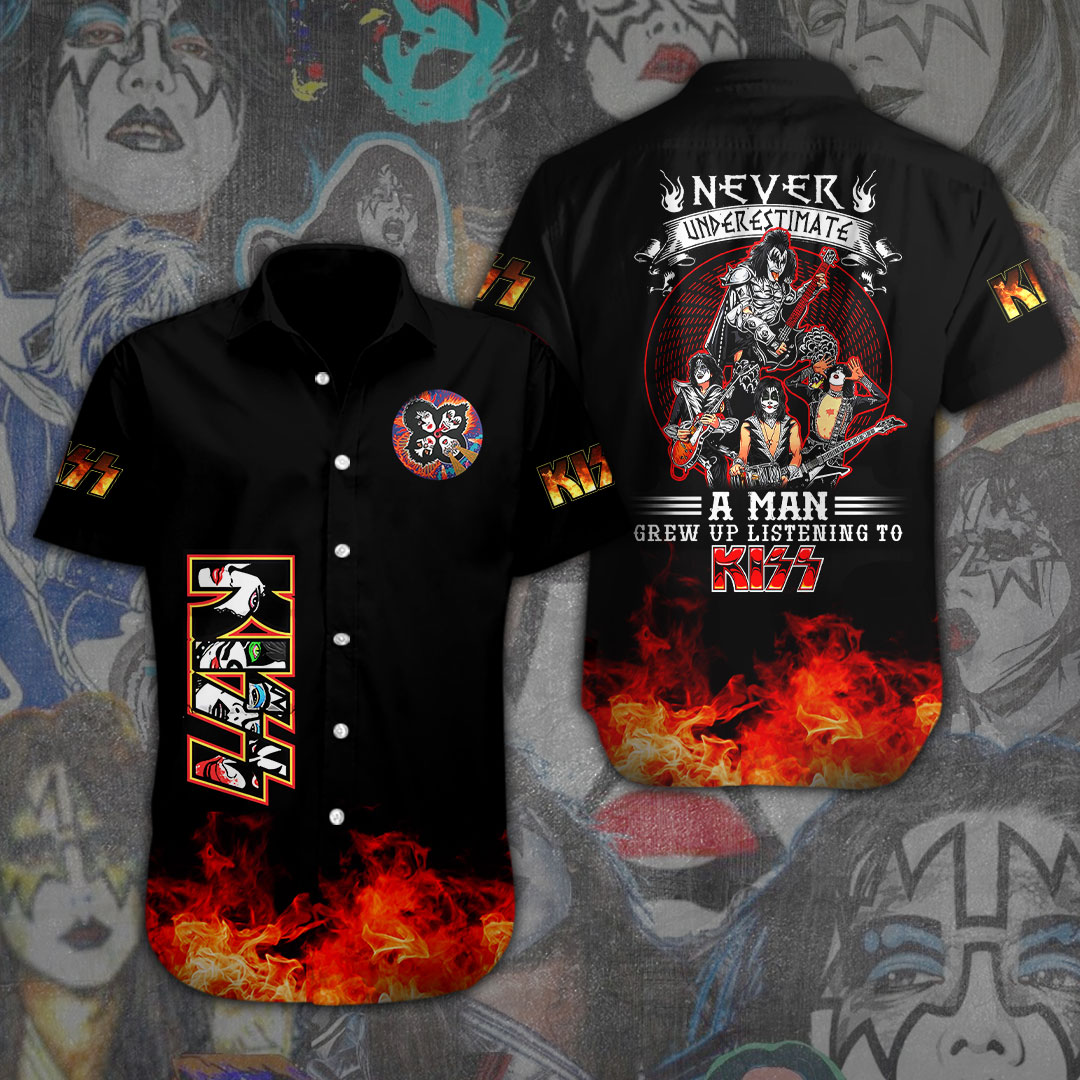 Kiss Music Hawaiian Shirt Gifts For Fans