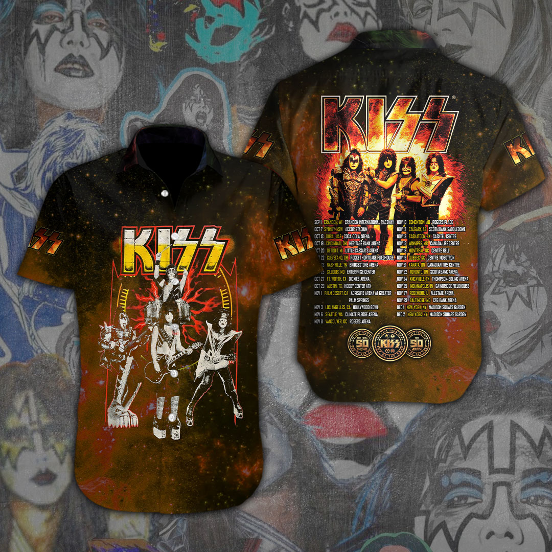 Kiss Music Hawaiian Shirt Gifts For Fans