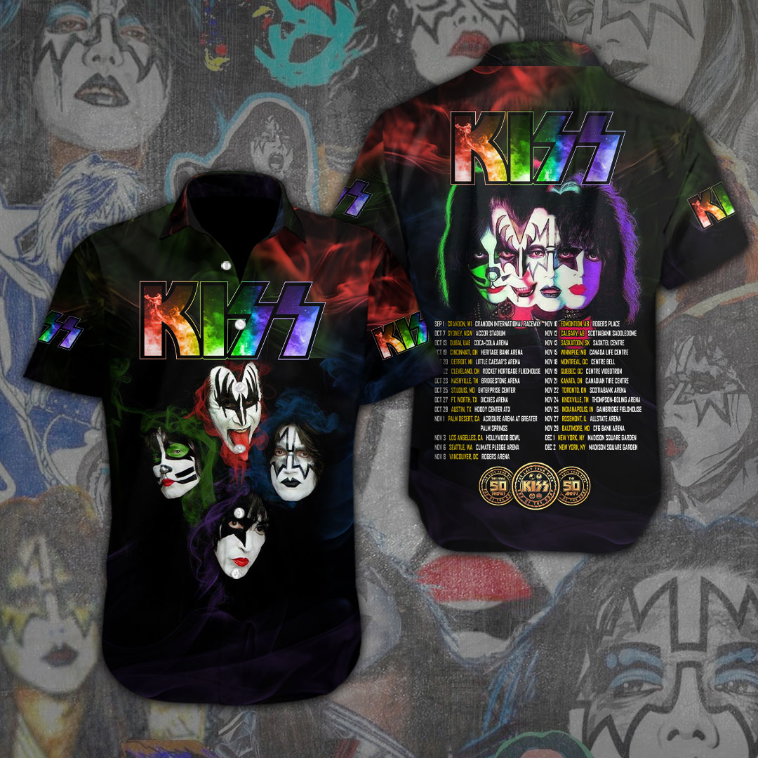 Kiss Music Hawaiian Shirt Gifts For Fans