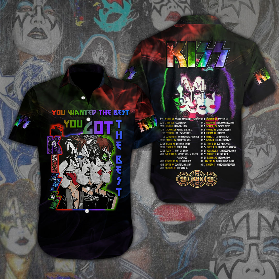 Kiss Music Hawaiian Shirt Gifts For Fans