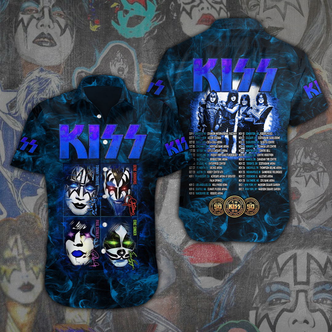 Kiss Music Hawaiian Shirt Gifts For Fans