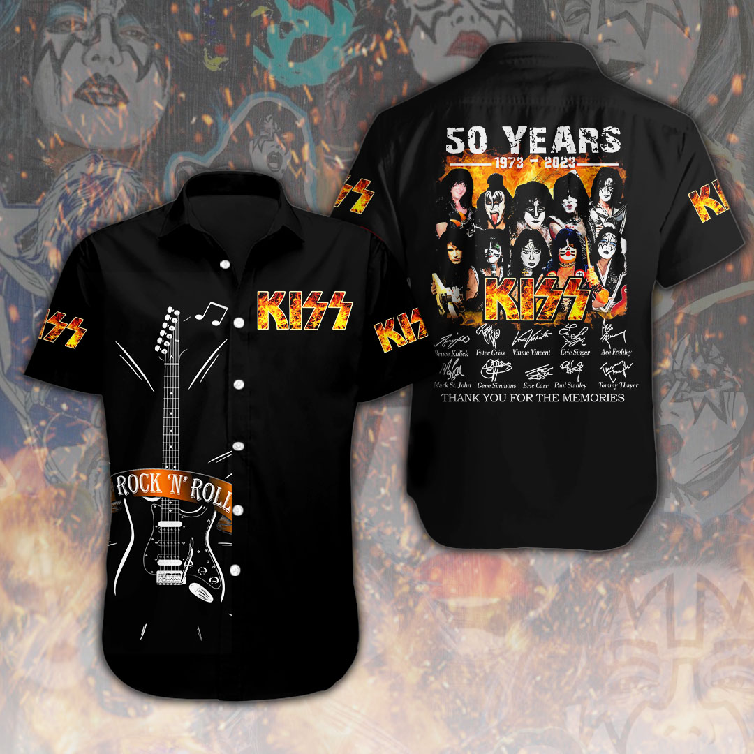 Kiss Music Hawaiian Shirt Gifts For Fans