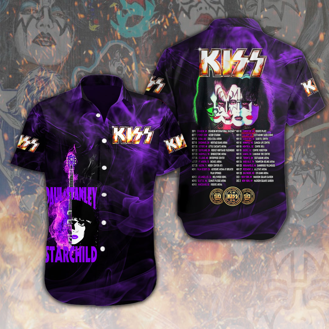 Kiss Music Hawaiian Shirt Gifts For Fans