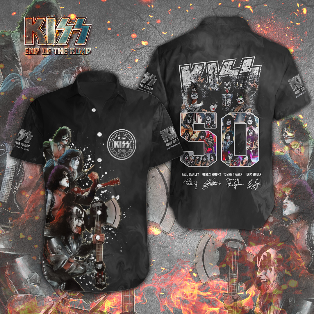 Kiss Music Hawaiian Shirt Gifts For Fans
