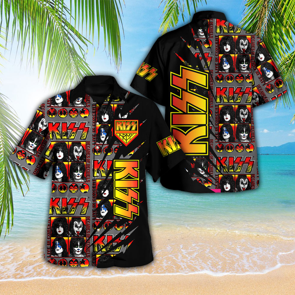 Kiss Music Hawaiian Shirt Gifts For Fans