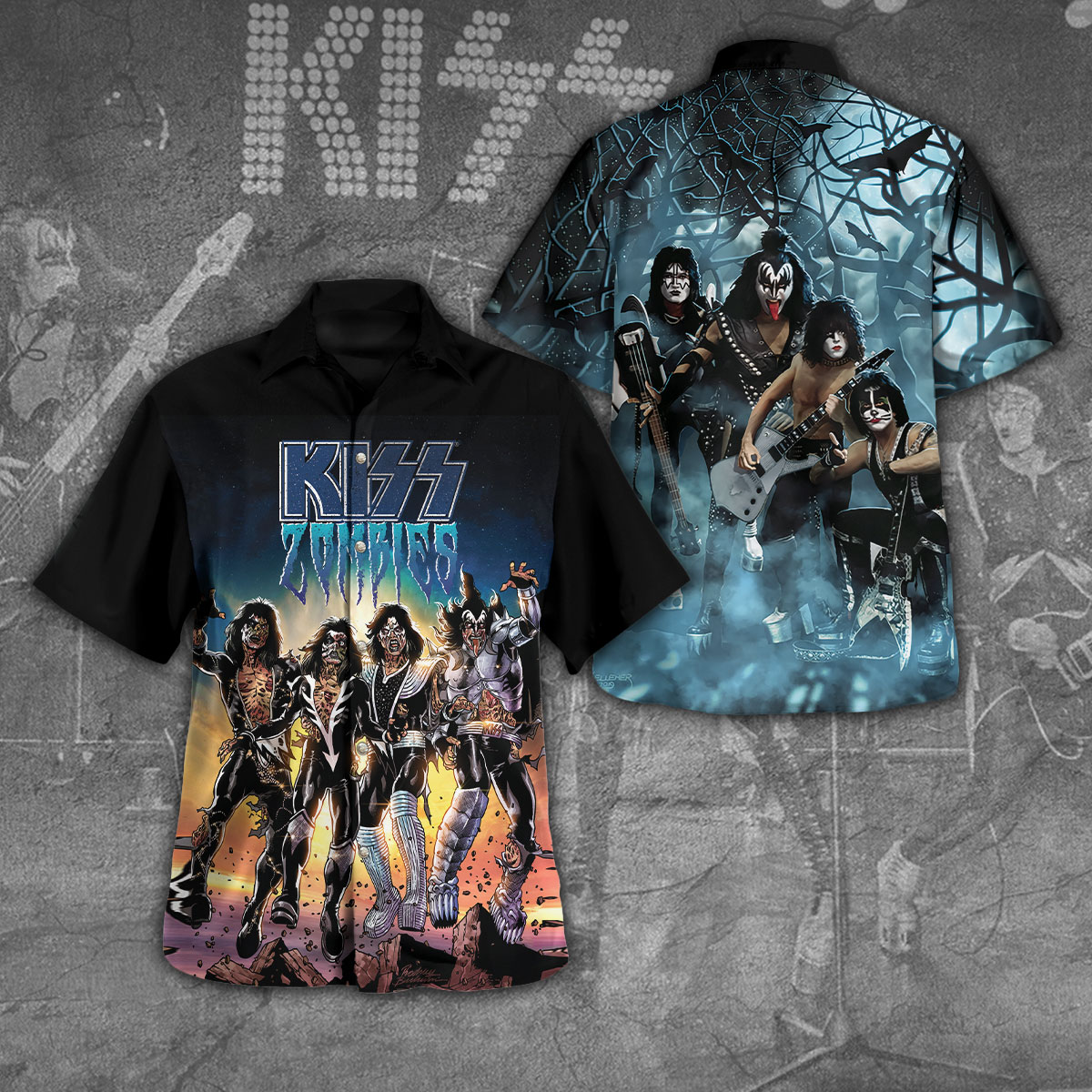 Kiss Music Hawaiian Shirt Gifts For Fans