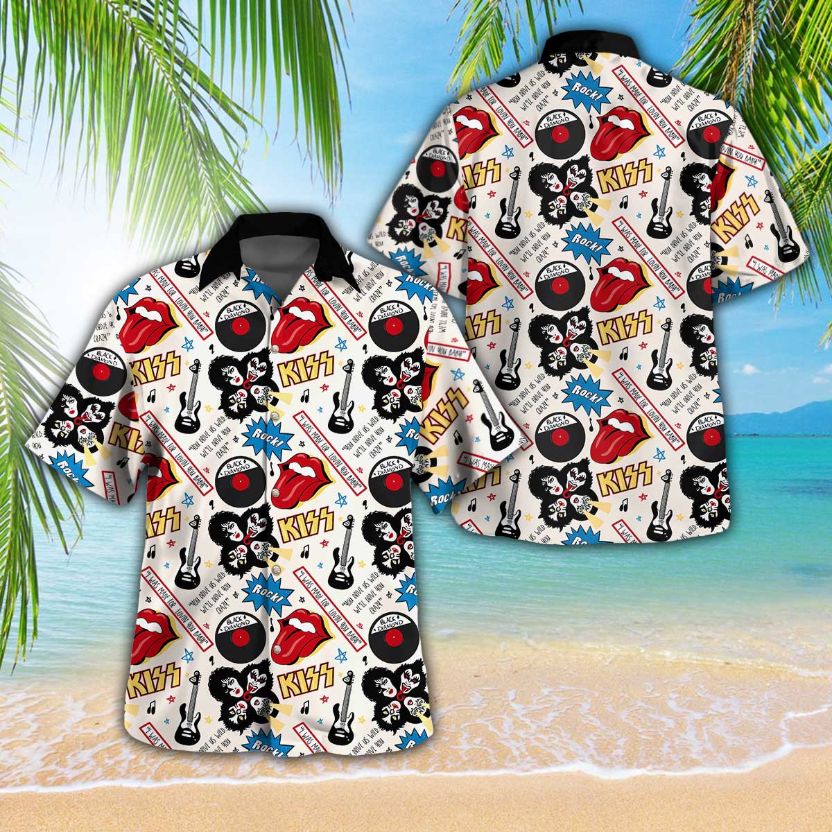 Kiss Music Hawaiian Shirt Gifts For Fans