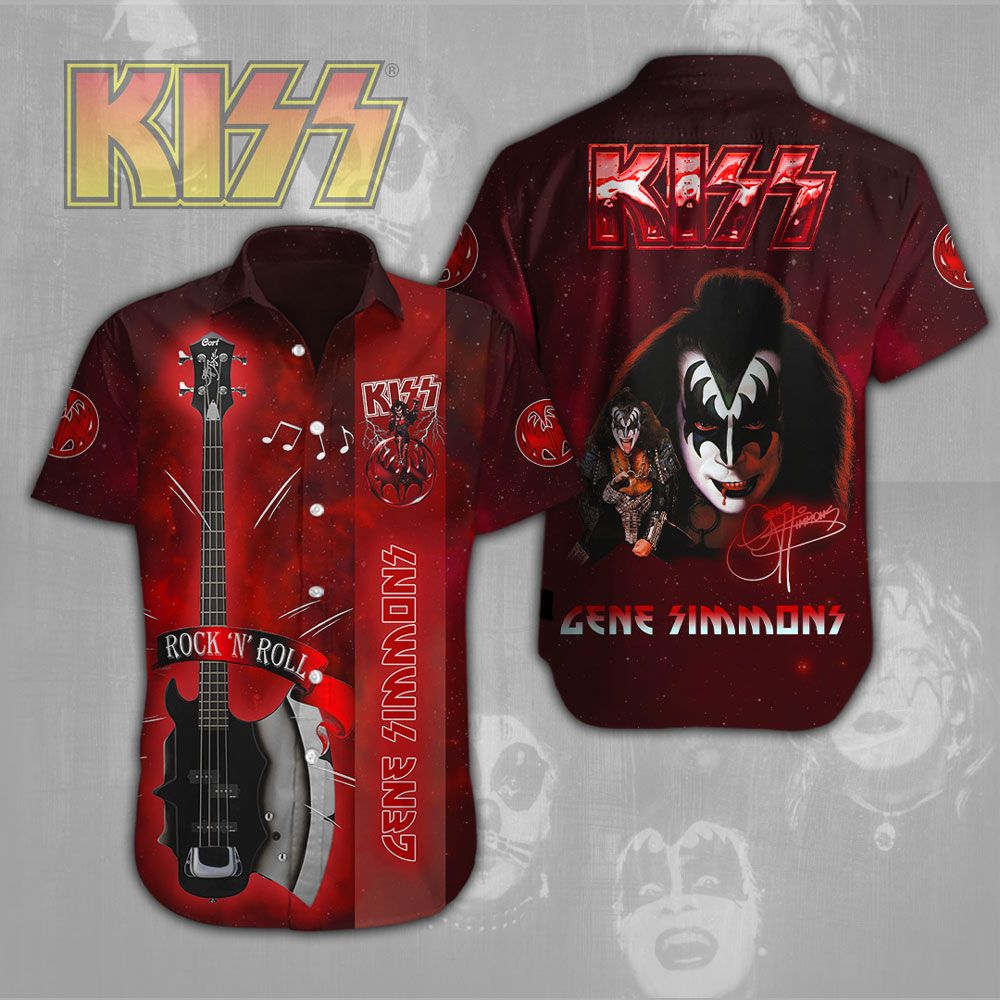 Kiss Music Hawaiian Shirt Gifts For Fans
