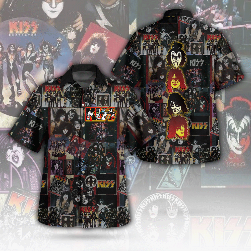 Kiss Music Hawaiian Shirt Gifts For Fans