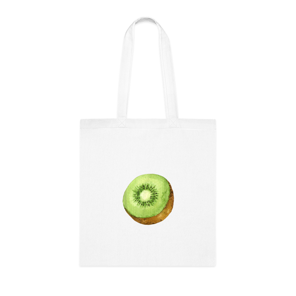 Kiwi Vintage Fruit Tote Bag