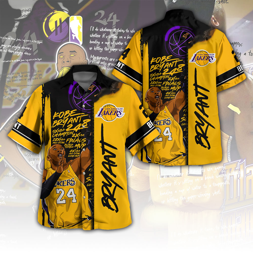 Kobe Bryant NBA Hawaiian Shirt Gifts For Fans