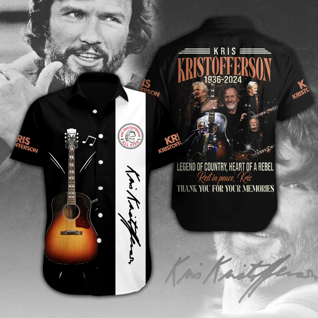 Kris Kristofferson Music Hawaiian Shirt Gifts For Fans