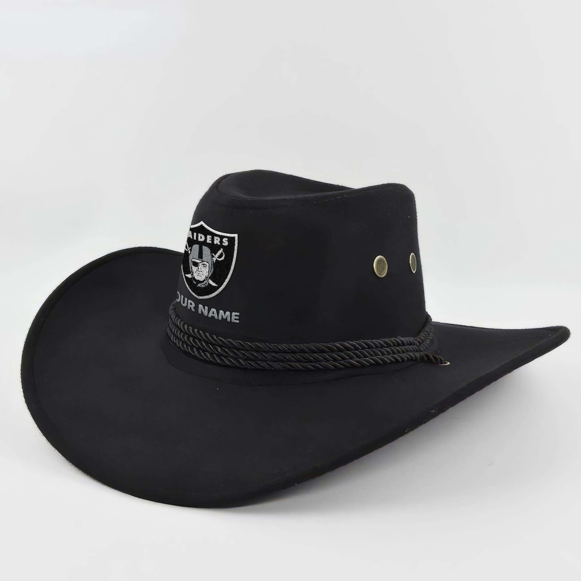 Las Vegas Raiders Cowboy Hat Custom Your Name, Gifts For Fan