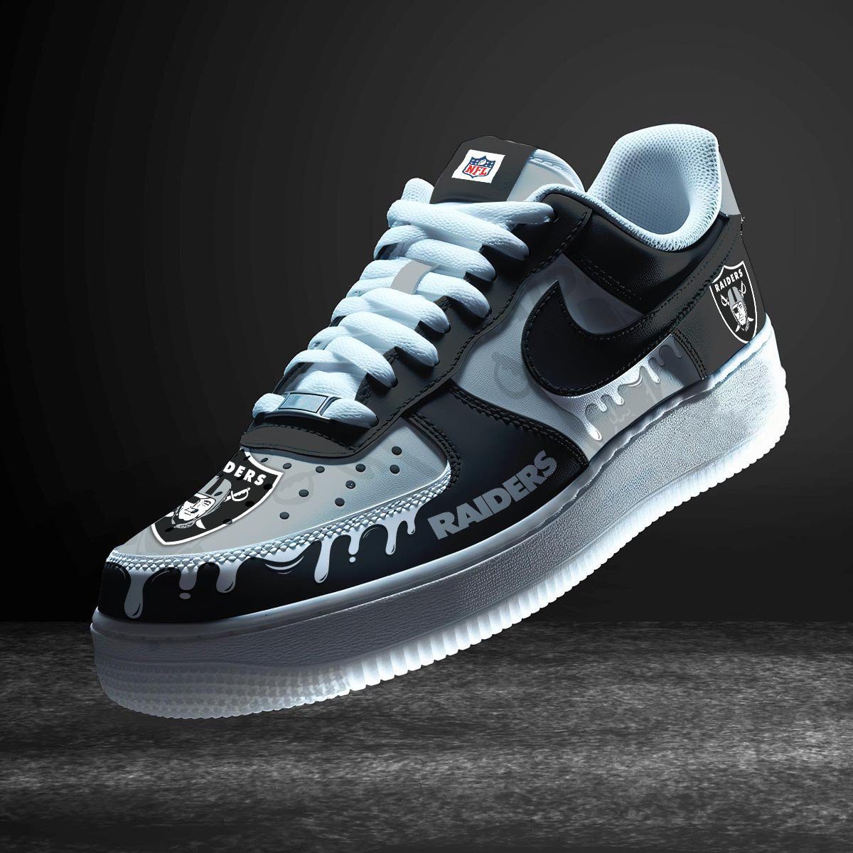 Las Vegas Raiders NFL Air Force 1 Sneakers AF1 Limited Shoes For Fan WMA1154