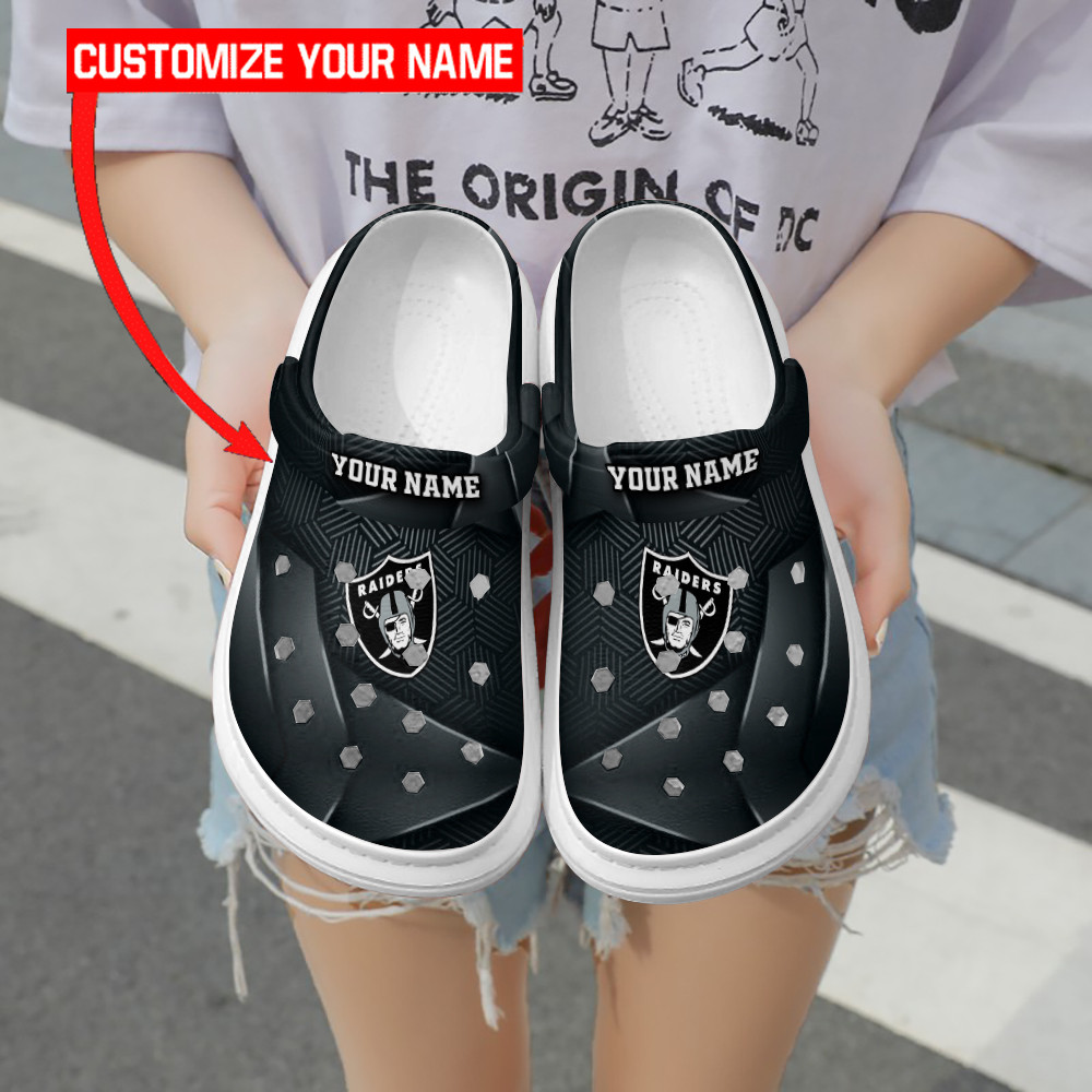 Las Vegas Raiders Personalized Limited Clog BG185