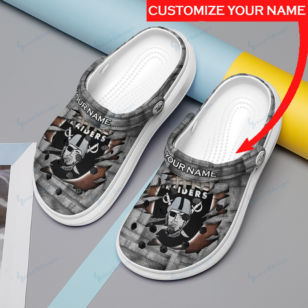 Las Vegas Raiders Personalized Limited Clog BG22