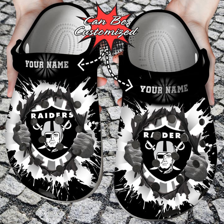 Las Vegas Raiders Personalized Limited Clog BG228