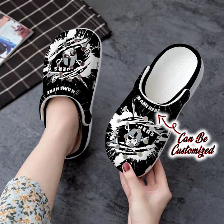Las Vegas Raiders Personalized Limited Clog BG258