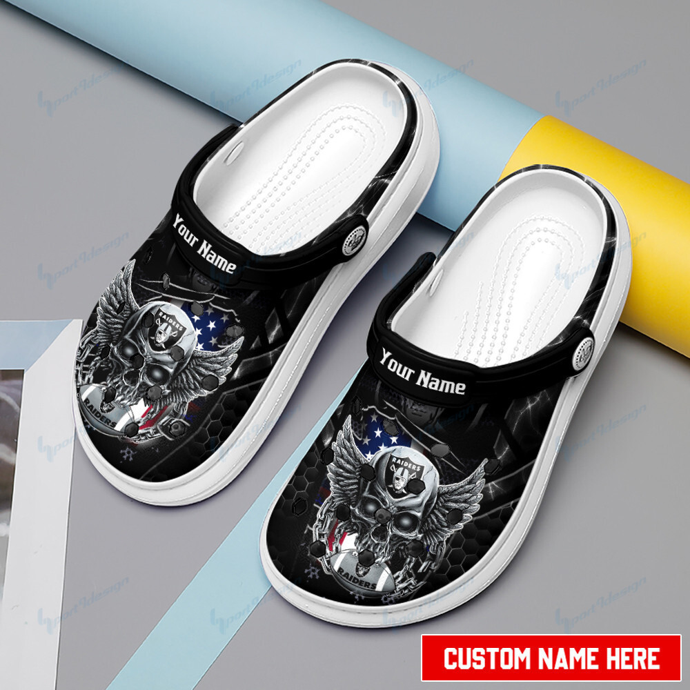 Las Vegas Raiders Personalized Limited Clog BG46
