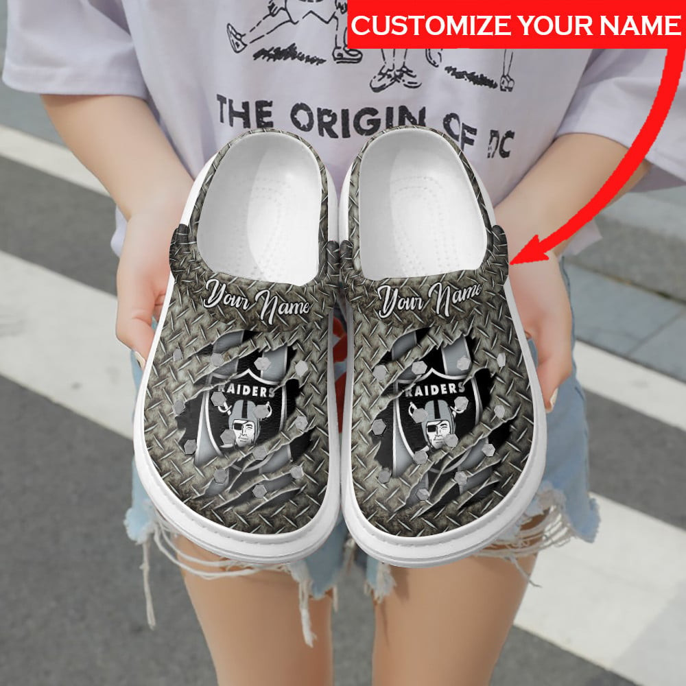 Las Vegas Raiders Personalized Limited Clog BG66