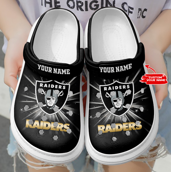 Las Vegas Raiders Personalized Limited Clog BGCR352