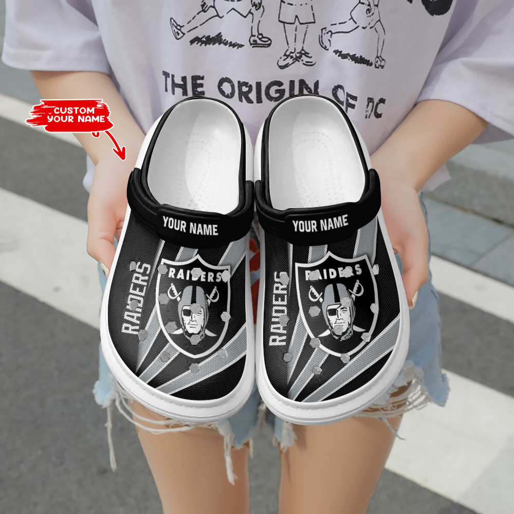 Las Vegas Raiders Personalized Limited Clog BGCR358