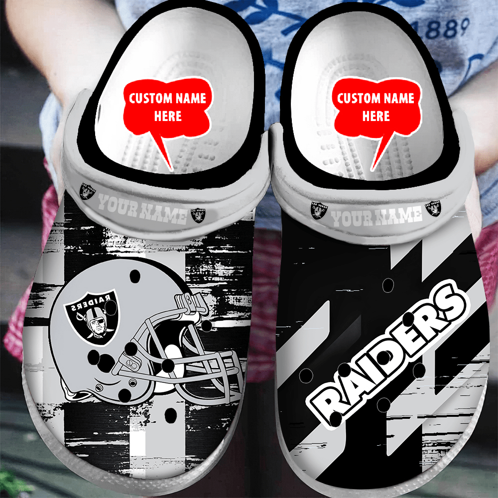 Las Vegas Raiders Personalized Limited Clog BGCR416