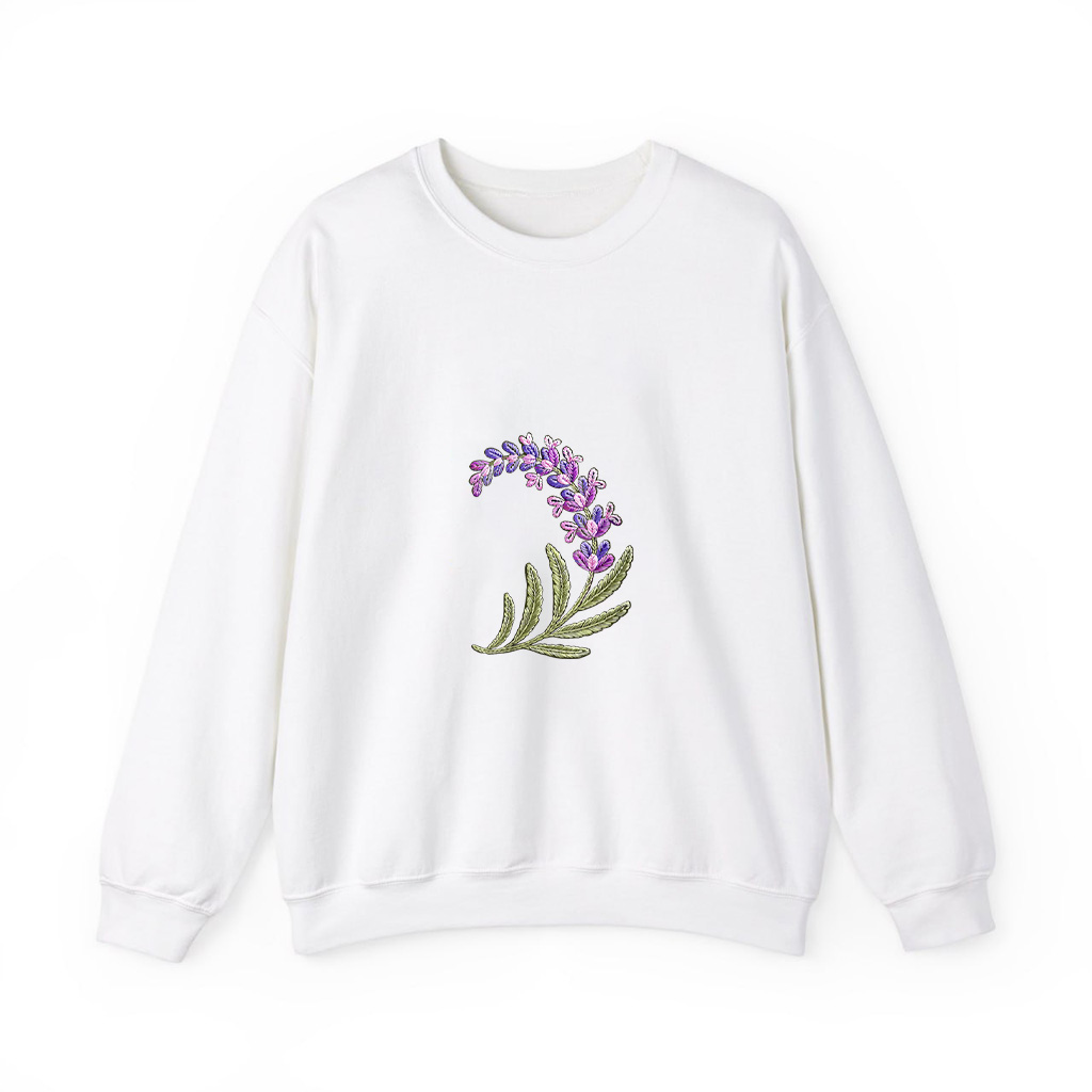 Lavender Flowers Sweatshirts