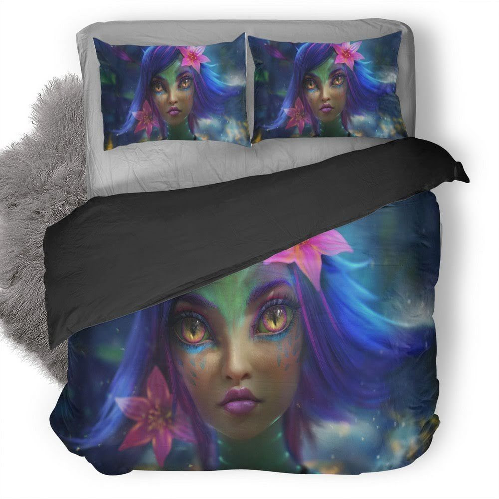 League Of Legends Neeko 3D Customized Duvet Cover Bedding Set