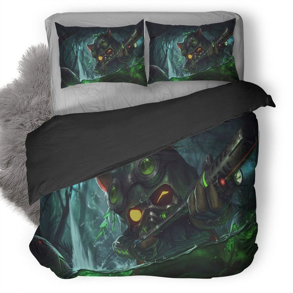 League Of Legends Teemo 3D Customized Duvet Cover Bedding Set
