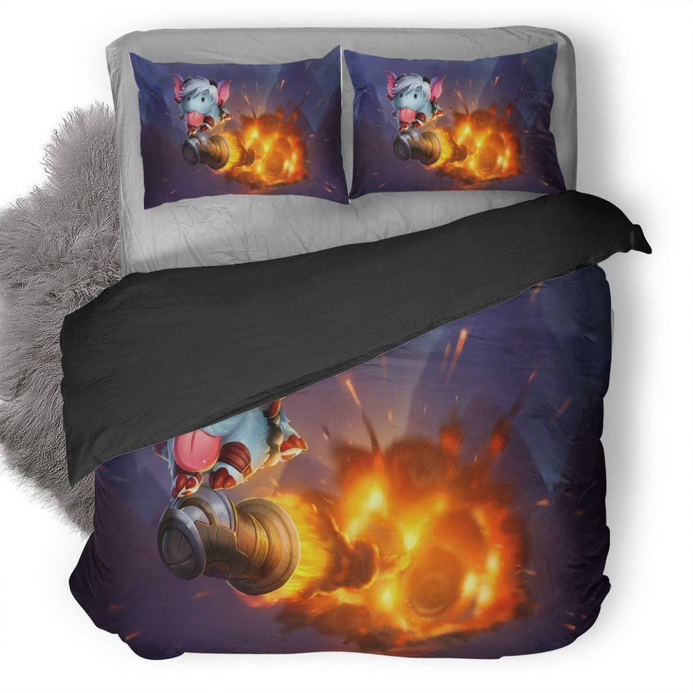 League Of Legends Tristana 3D Customized Duvet Cover Bedding Set
