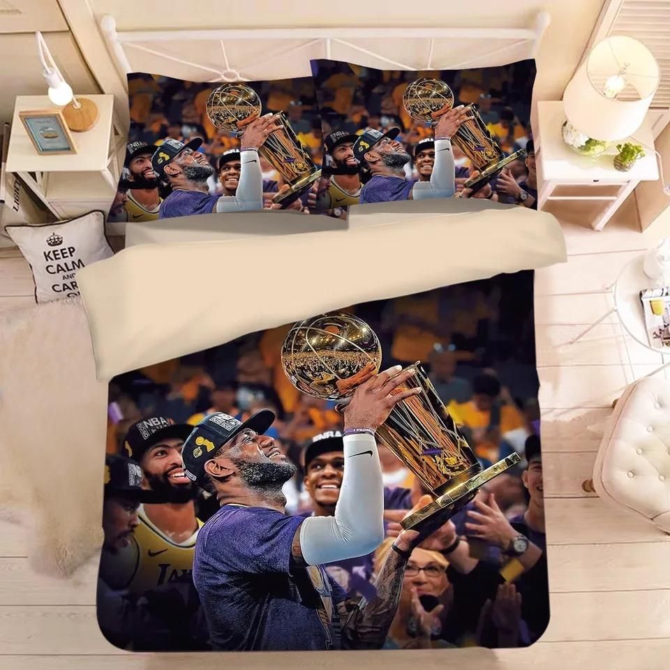 Lebron James Basketball #3 Duvet Cover Pillowcase Bedding Set Home Decor PH1472