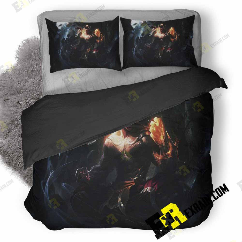 Lee Sin League Of Legends Hd 6T 3D Customized Duvet Cover Bedding Set