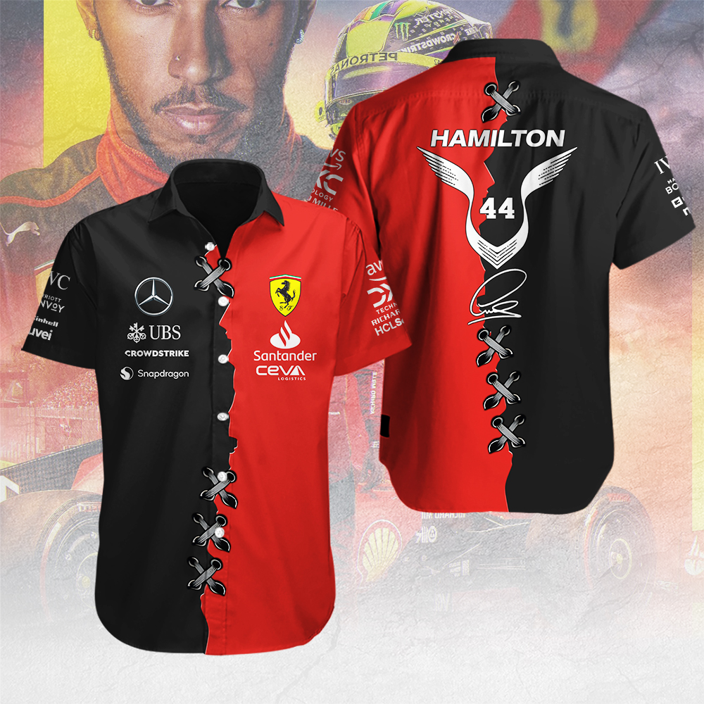 Lewis Hamilton F1 Racing Hawaiian Shirt Gifts For Fans