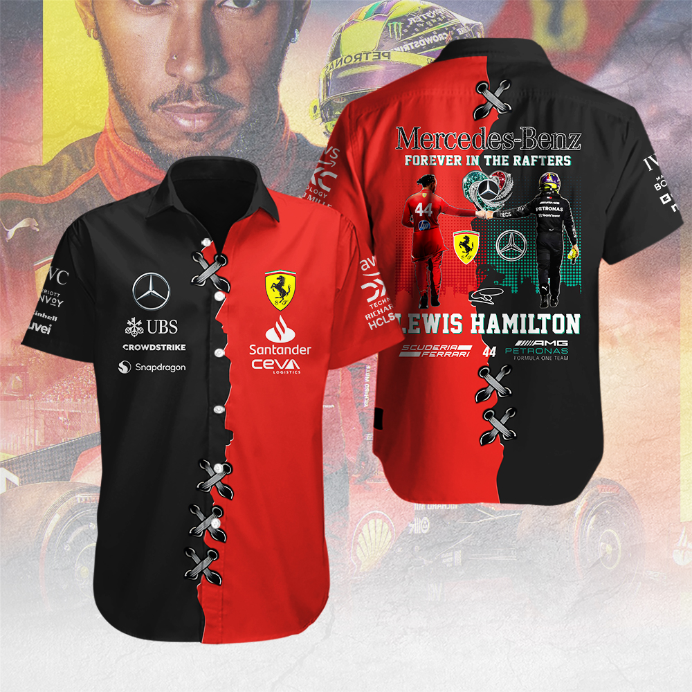 Lewis Hamilton F1 Racing Hawaiian Shirt Gifts For Fans