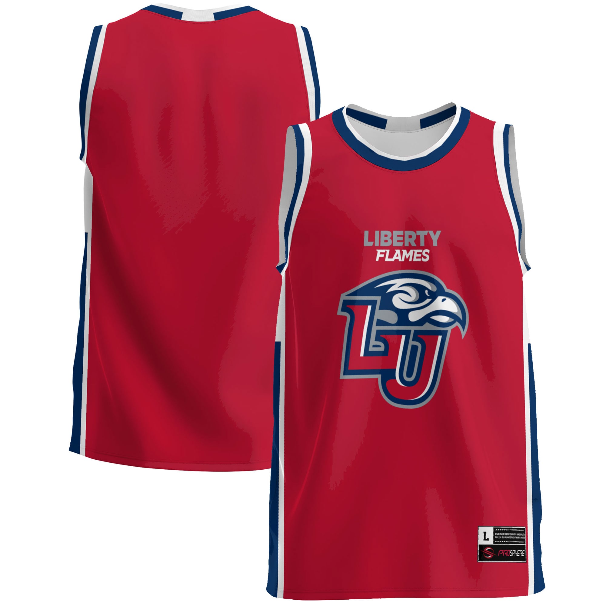 Liberty Flames Gameday Greats Lightweight Basketball Jersey - Navy