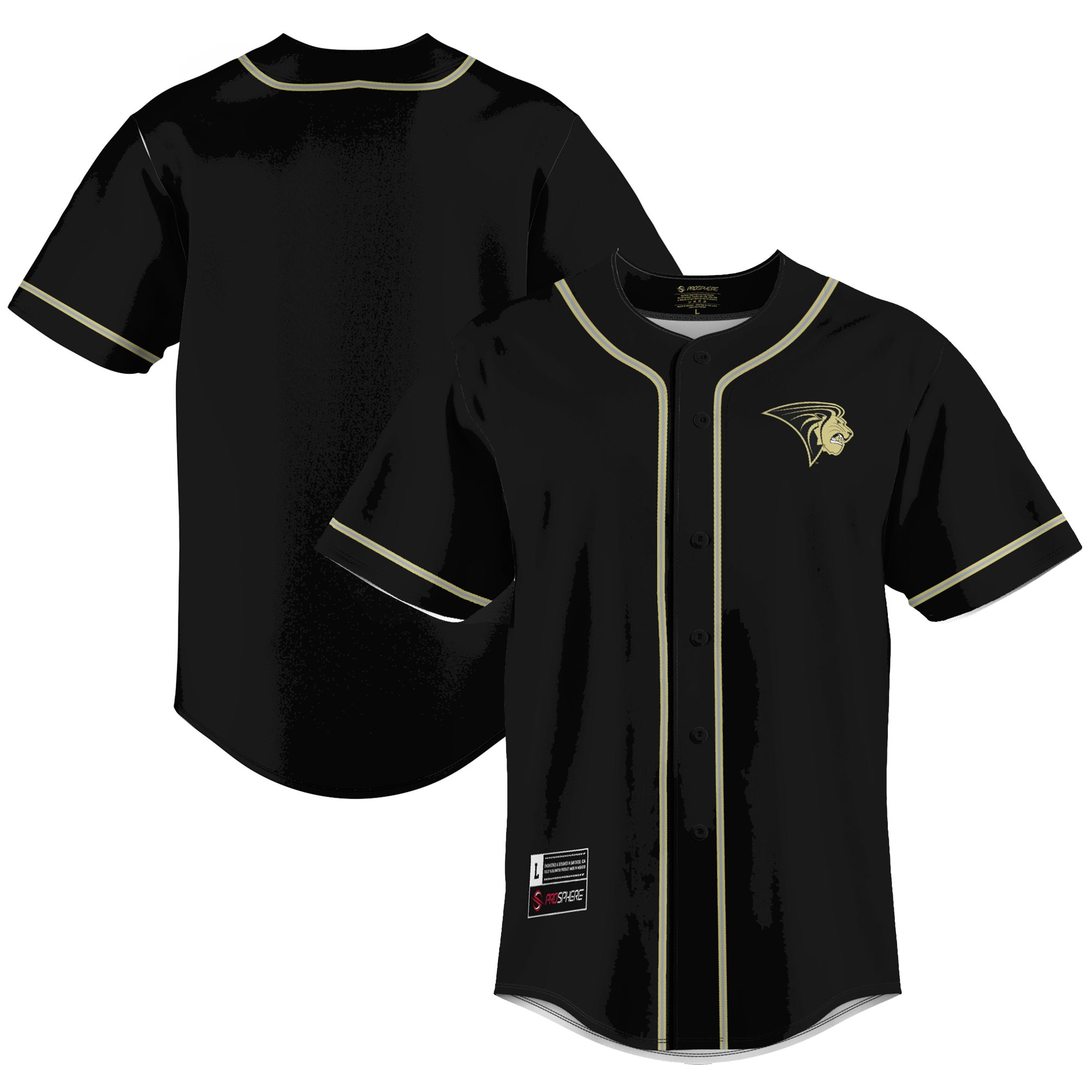 Lindenwood Lions Gameday Greats Lightweight Baseball Jersey - Gold