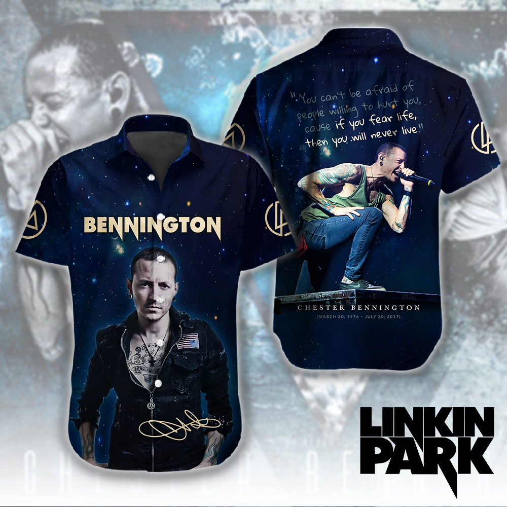 Linkin Park X Chester Bennington Music Hawaiian Shirt Gifts For Fans
