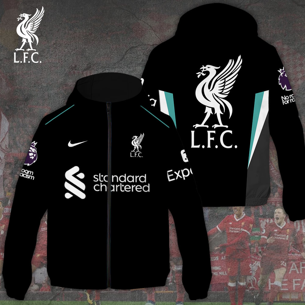 Liverpool EPL Style Windbreaker Jacket For Fans