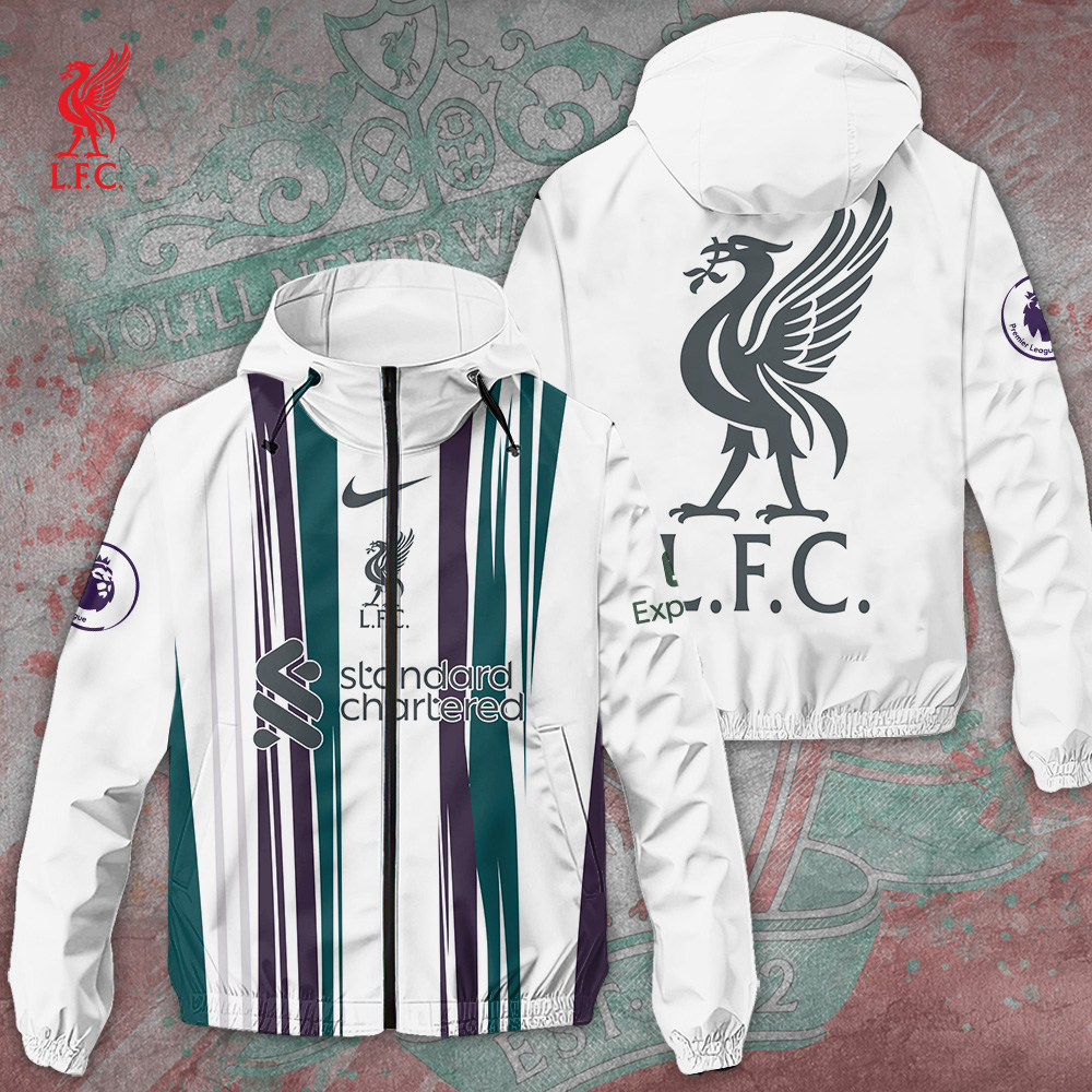 Liverpool EPL Style Windbreaker Jacket For Fans