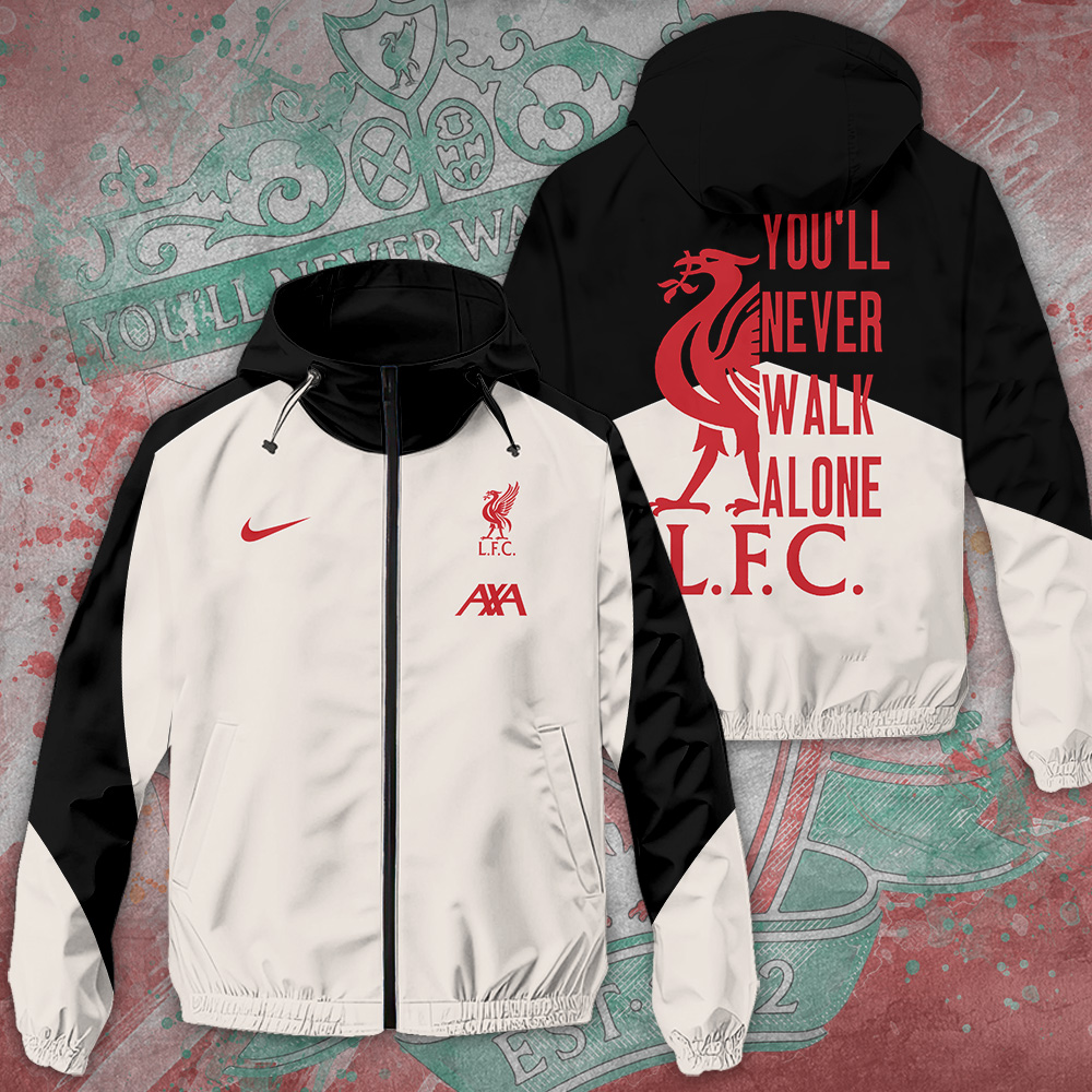 Liverpool EPL Style Windbreaker Jacket For Fans