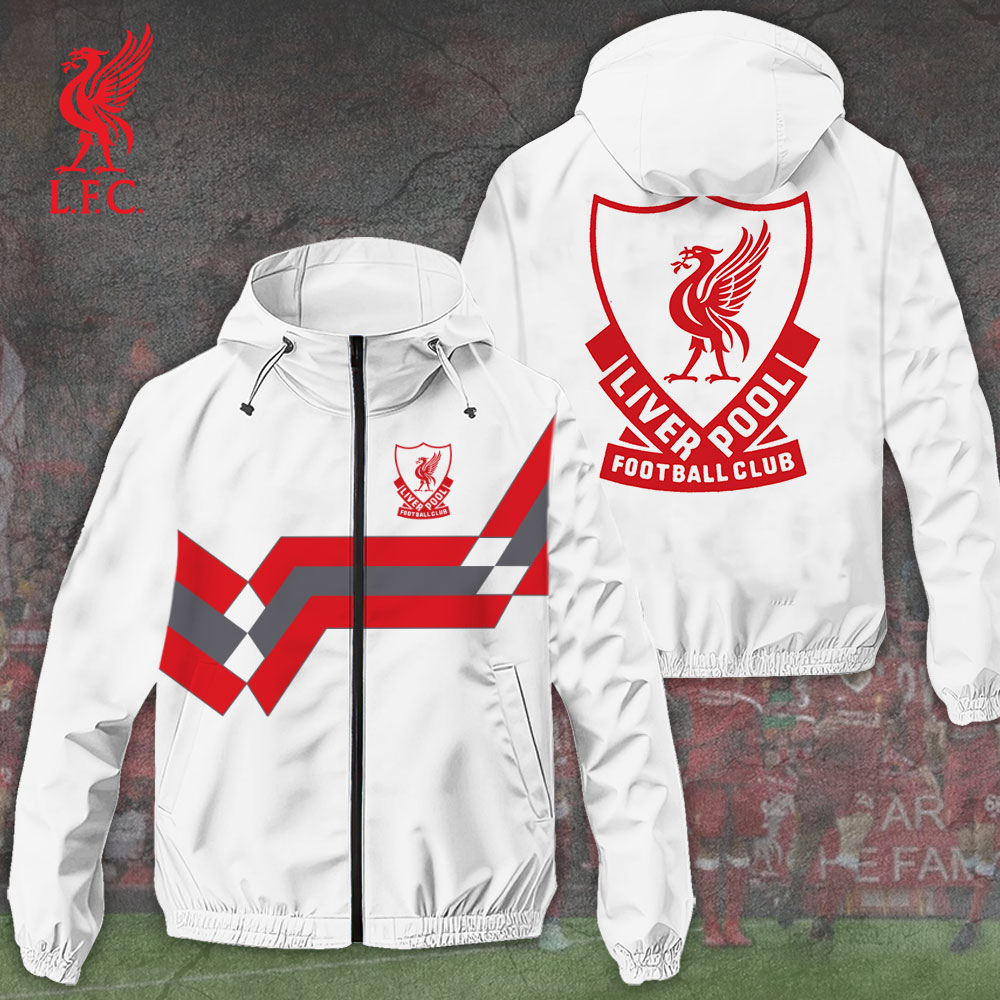 Liverpool EPL Style Windbreaker Jacket For Fans