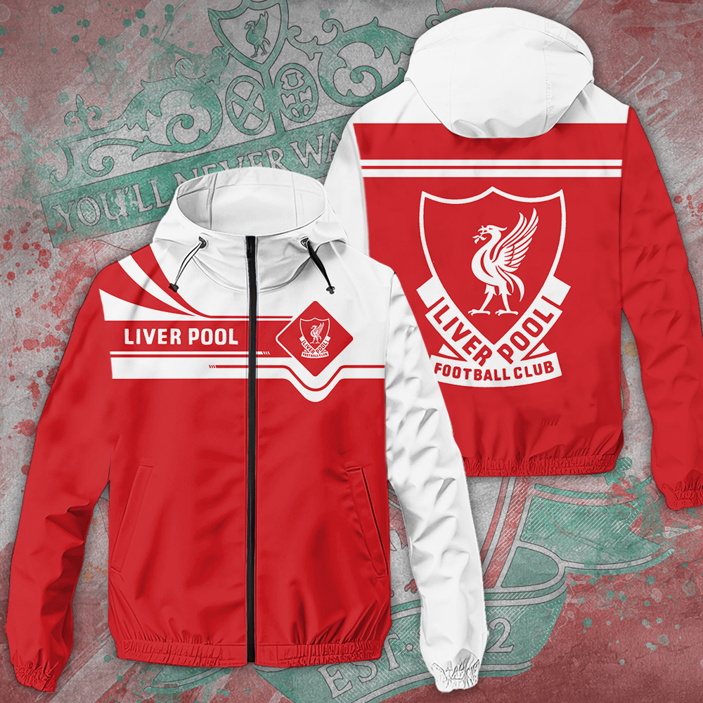 Liverpool EPL Style Windbreaker Jacket For Fans