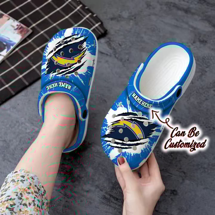 Los Angeles Chargers Personalized Limited Clog BG260