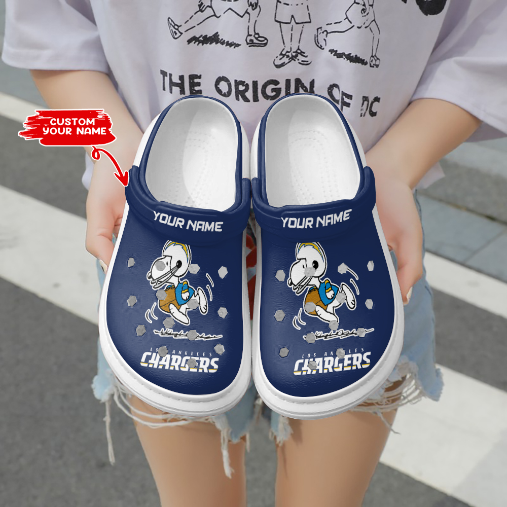 Los Angeles Chargers Personalized Limited Clog BGCR363