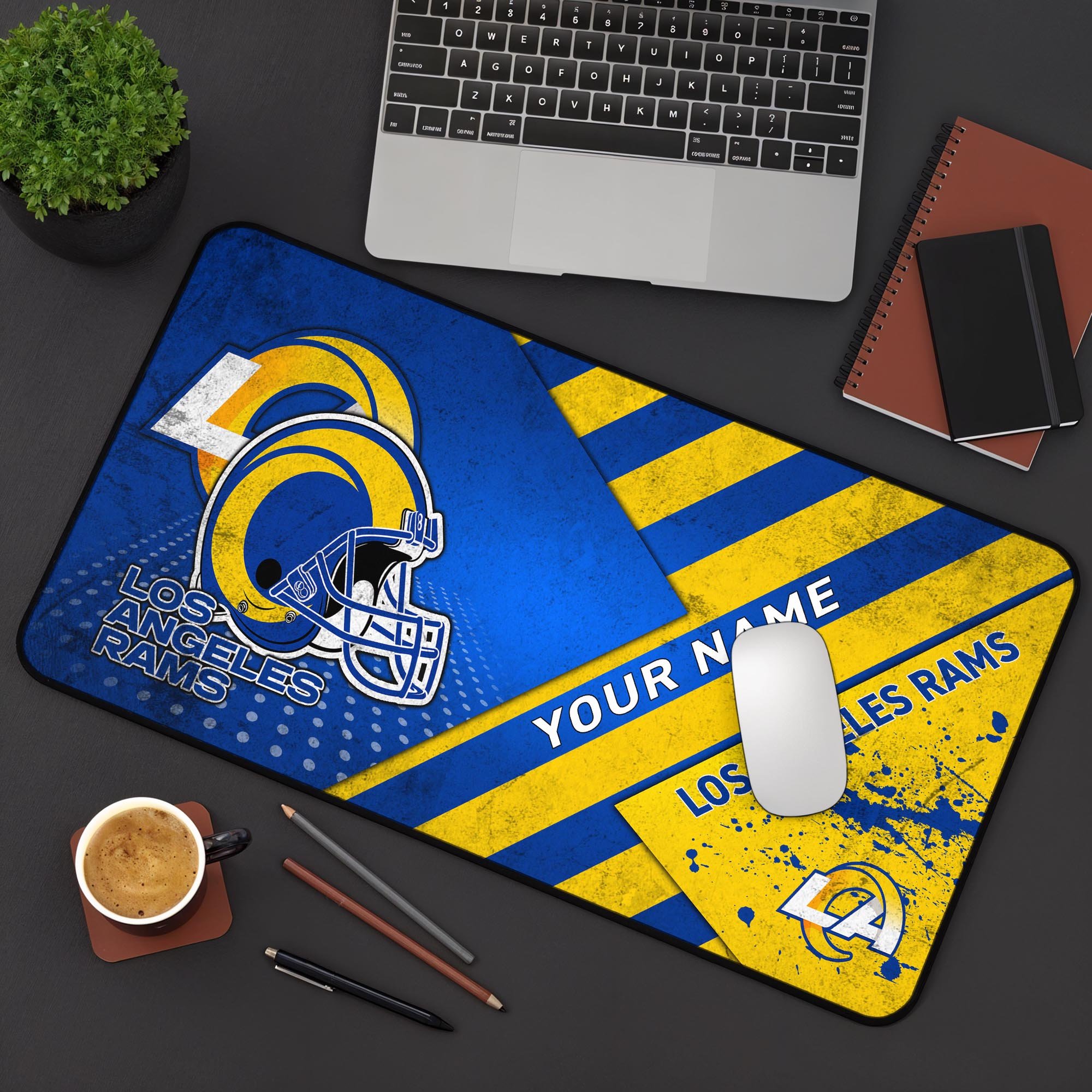 Los Angeles Rams 2025 Version Mouse Pad Custom Printed, Sport Team Mouse Pad, Sport Gift For Fans
