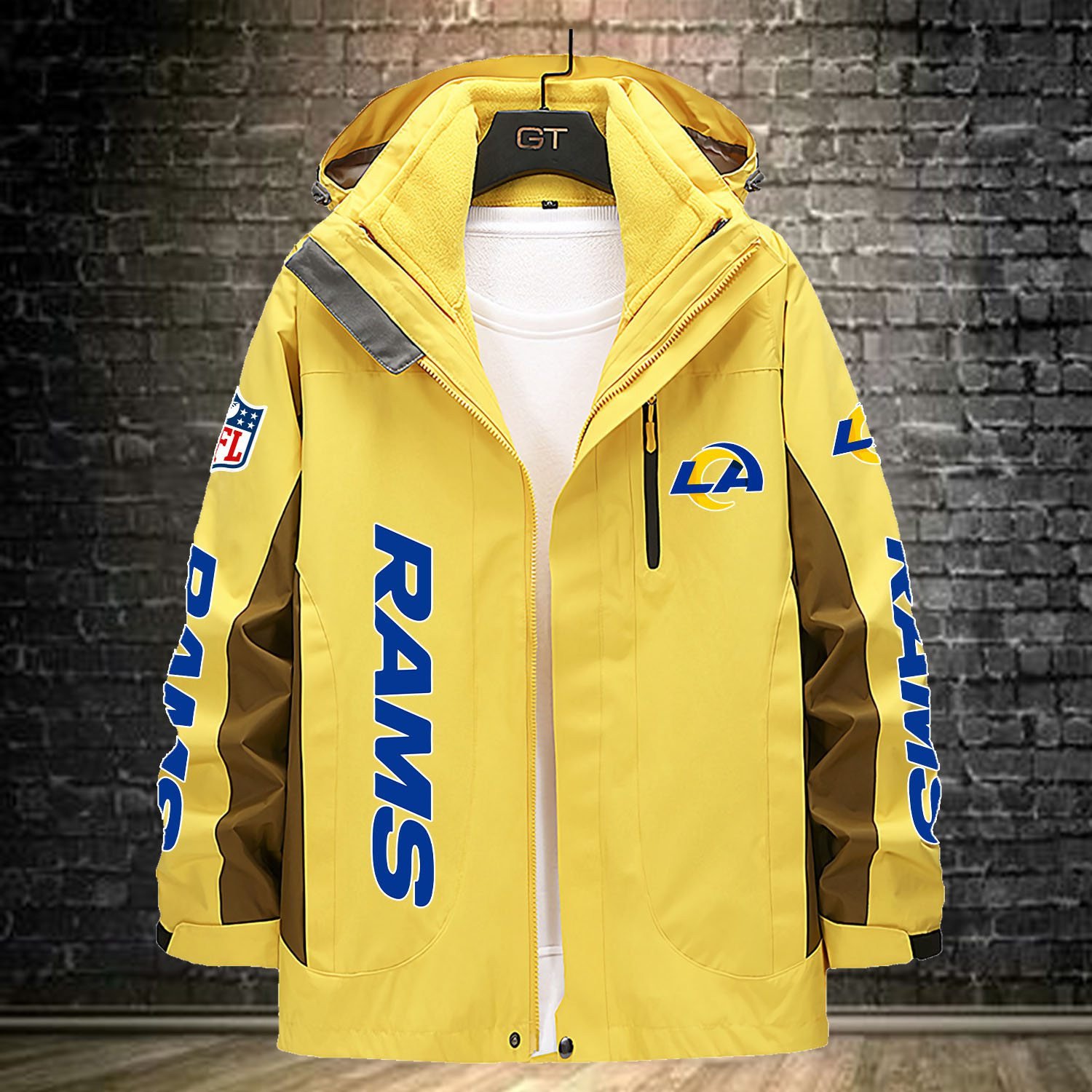 Los Angeles Rams NFL Personalized Windbreaker Jacket For Fan