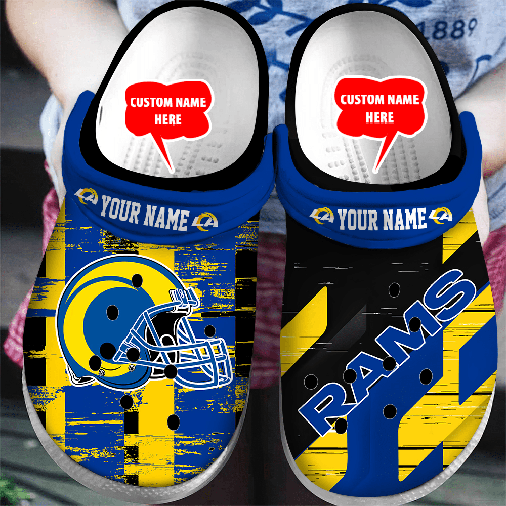 Los Angeles Rams Personalized Limited Clog BGCR418